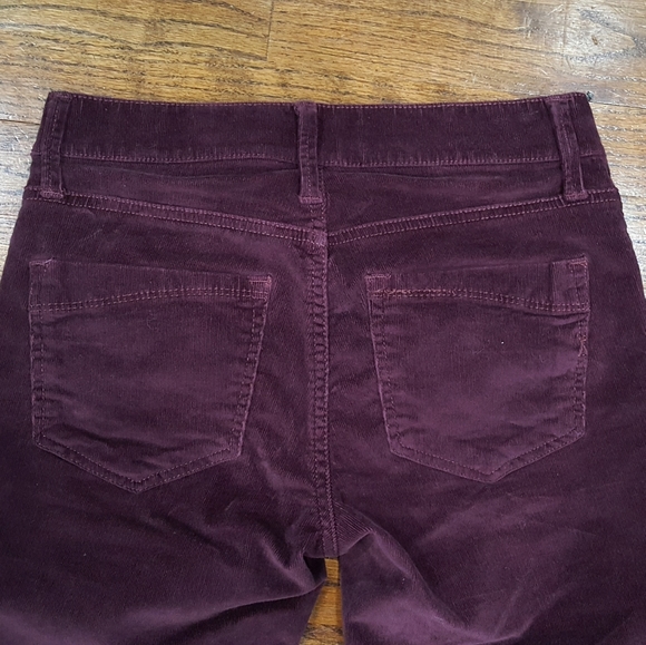 Express Zip Pocket Corduroy Stretch Ankle Legging - Picture 2 of 4